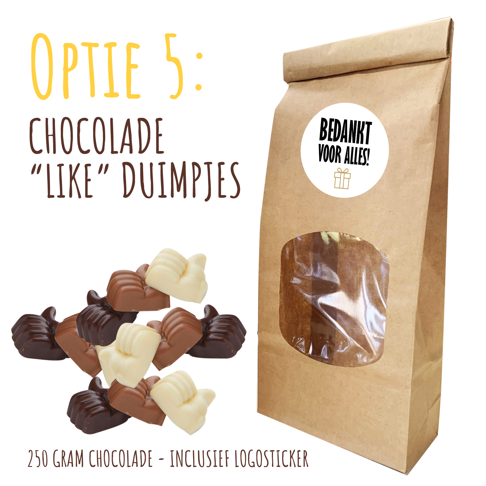 chocolade duimpjes