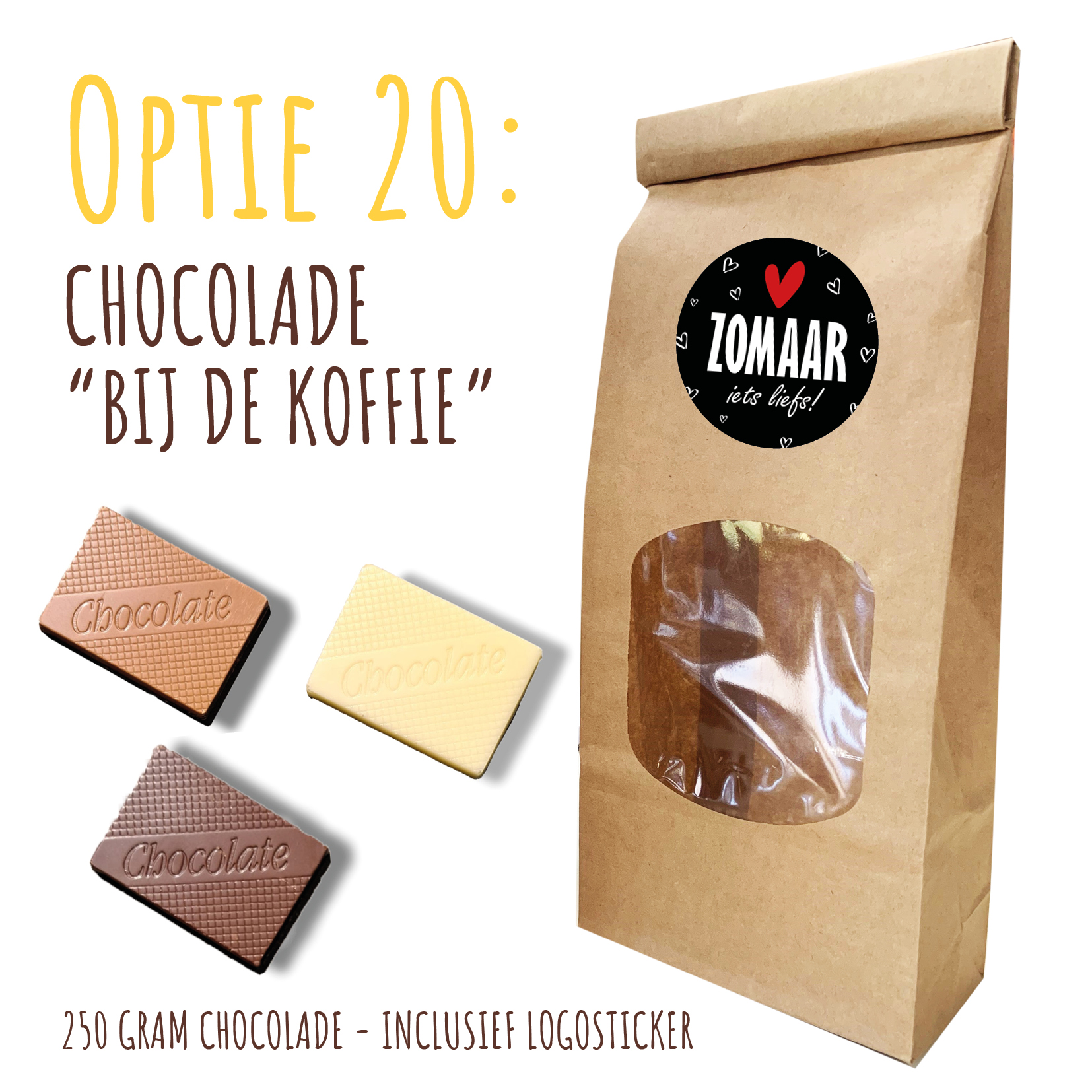 chocolade bij de koffie