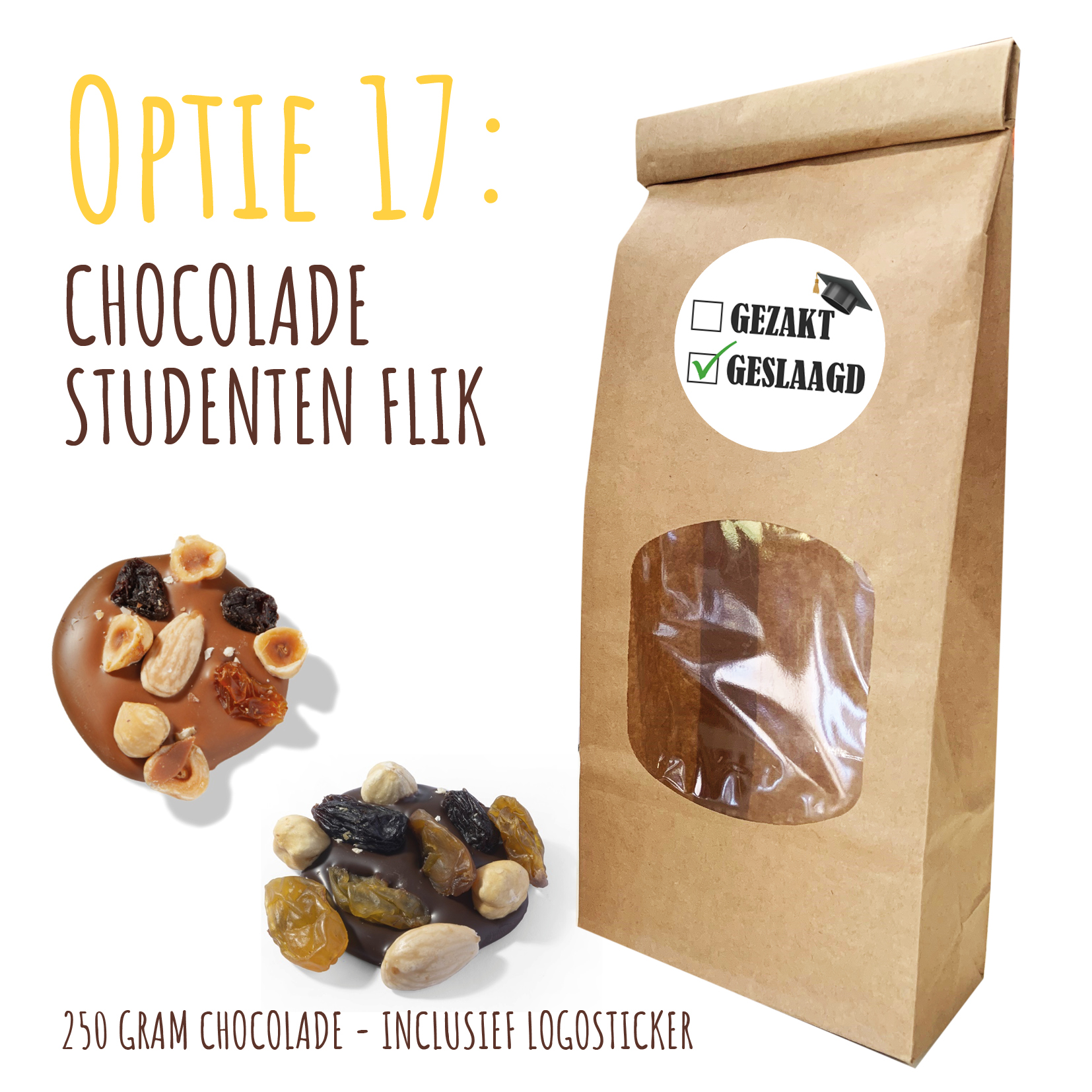 chocolade studenten flik