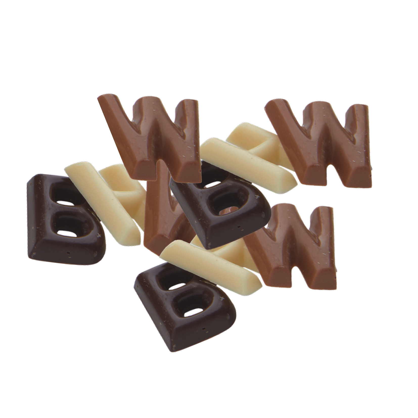 Chocolade lettertjes, sinterklaas lettertjes, doosje chocolade lettertjes