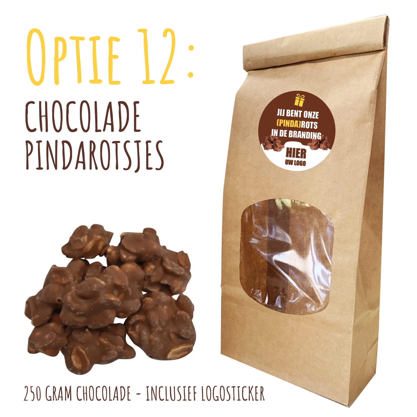 Chocolade pindarotsjes