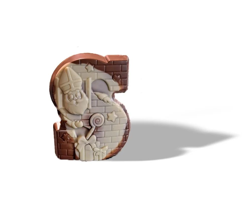 Grote chocoladeletter Hol Figuur