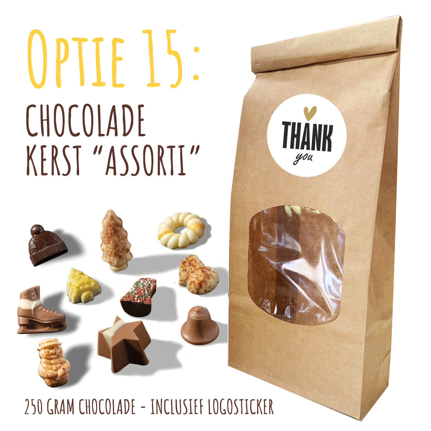 Chocolade kerst assortiment